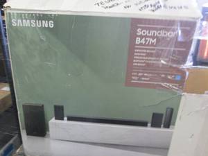 lot 113 image: samsung sound bar b47m untested...
