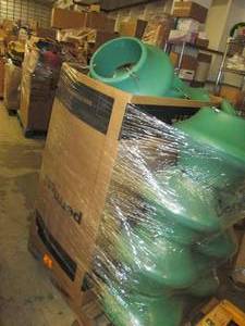 lot 201 image: pallet of christmas tree stands ...