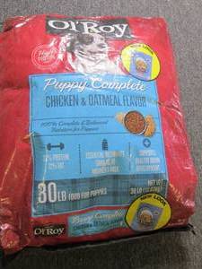 lot 231 image: 30 lb bag of ol roy puppy complete ...