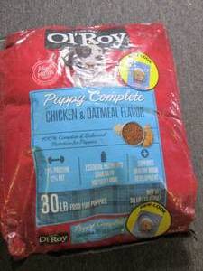 lot 232 image: 30 lb bag of ol roy puppy complete ...