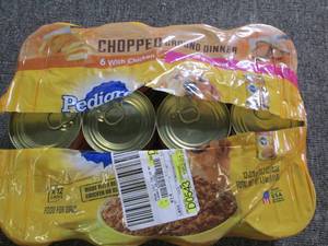 lot 244 image: 12 cans 13.2 oz per can of pedigree...