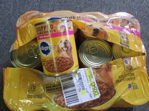 lot 245 image: 12 cans 13.2 oz per can of pedigree...