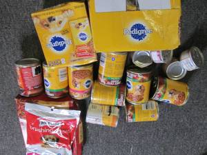 lot 248 image: lot of dog food and treats...