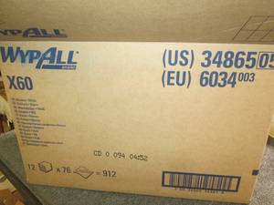 lot 279 image: case of wypall x60 12x76912...