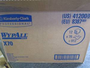 lot 285 image: case of wypall x70 12x76912...