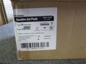 lot 324 image: case of 24 reusable gel packs 6 inc...