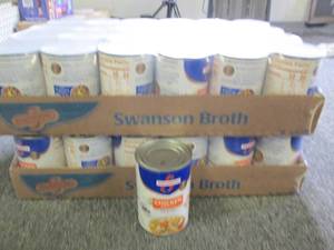 lot 373 image: 2 cases of 2414.5 oz cans of swans...