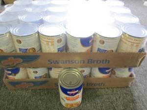 lot 374 image: 2 cases of 2414.5 oz cans of swans...
