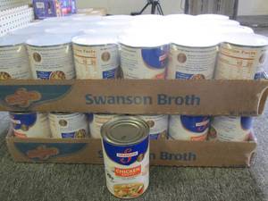 lot 379 image: 2 cases of 2414.5 oz cans of swans...