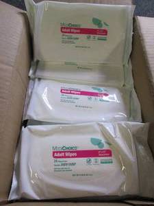 lot 396 image: case of 24 packs of adult wipes 24 ...