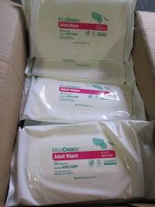 lot 397 image: case of 24 packs of adult wipes 24 ...