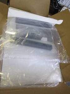 lot 406 image: case of 100 coverall face shields...
