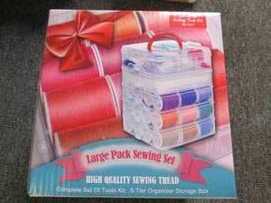 lot 437 image: large pack sewing kit looks new...