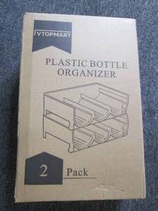 lot 449 image: 2 pack of plastic bottle organizer ...