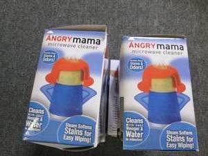 lot 460 image: 6 angry mama microwave cleaners...