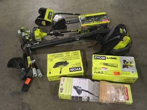 lot 8 image: Lot of Ryobi Power Tools and Hardware Items Customer Returns See Pictures