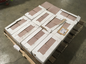 lot 9 image: 10 Boxes of Bernalillo Pink Rose 8X 8  Customer Returns See Pictures