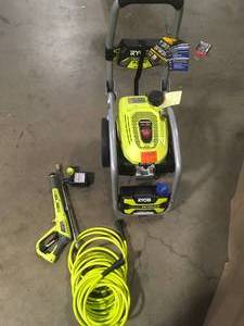 lot 17 image: RYOBI 3300 PSI 2.5 GPM Cold Water Gas Pressure Washer with Honda GCV200 Engine Customer Returns