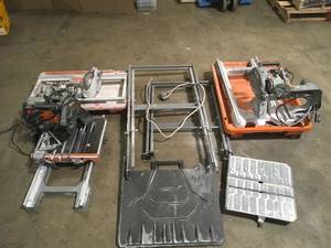 lot 24 image: Lot of Ridgid Power Tools For Parts  Customer Returns See Pictures