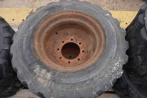 2 - Titan Rim Guard HD2000 Skid Loader Skid Steer Tires on 8 Bolt Rims