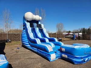 16 Blue Marble Tidle Wave Water Slide