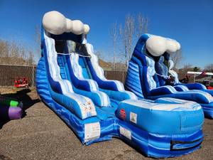 16 Blue Marble Tidle Wave Water Slide