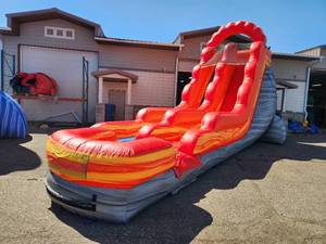 18 Fire Marble Water Slide or Dry Slide
