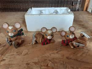 Set Of 3 Hom Co Skating Mice