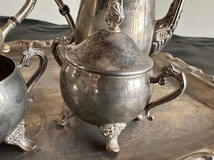 lot 27 image: Vintage Silver Plate Tea Service