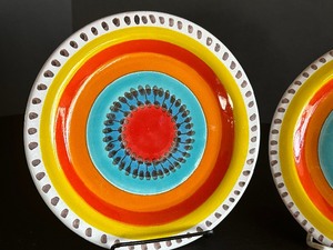 lot 49 image: Two DeSimone Italian Ceramic Decorative Plates