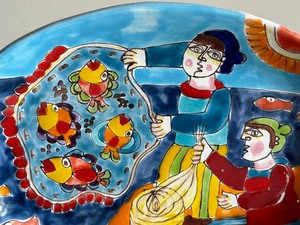 lot 60 image: Giovanni DeSimone Pottery Platter