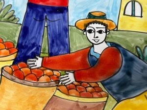 lot 8 image: Large Italian Platter by Nino Parrucca