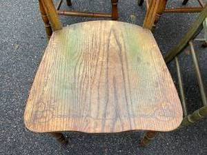 lot 102 image: 4 Vintage Wooden Chairs
