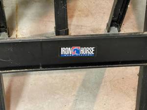 lot 161 image: Iron Horse Folding Saw Horses