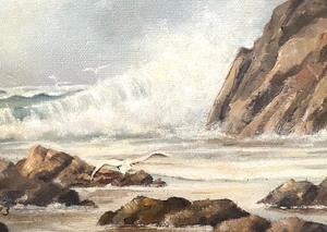 lot 144 image: Original Oil on Canvas Framed Scenic Painting by Niesler