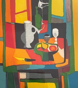 lot 146 image: Limited Edition Signed Cubism Lithograph Print by Marcel Mouly