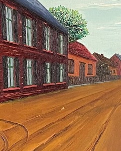 lot 152 image: Unframed Oil on Canvas Board Painting by K. Stiebing
