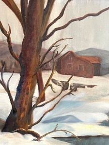 lot 159 image: Original Unframed Oil on Canvas Painting