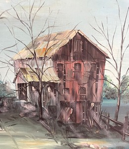 lot 168 image: Original Unframed Oil on Board Painting