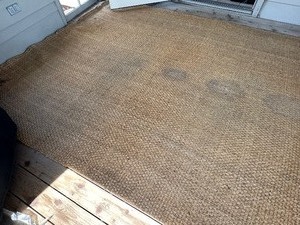 lot 82 image: Jute Woven Area Rug