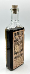 lot 4 image: Antique Medical Remedy Dr. Miles Blood Purifier
