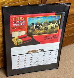 lot 17 image: 2006 Federal Hi Power Monark Shot Gun Shells 2006 Calendar