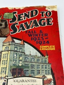 lot 29 image: Antique MW Savage Catalogue Fall Winter 1923-24