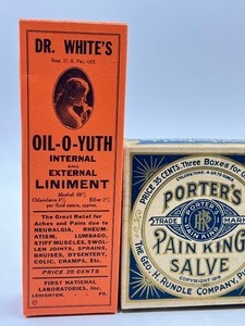 lot 42 image: Three Vintage Pharmaceuticals  Products