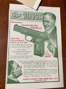 lot 54 image: Variety of Vintage Clipped Firearm Advertising Ads
