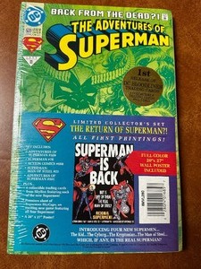 lot 59 image: Limited Edition Collectors  Set The Return of Superman Comic - Sealed