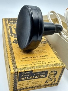 lot 75 image: Vintage Medical Quackery Heat Massager with Box