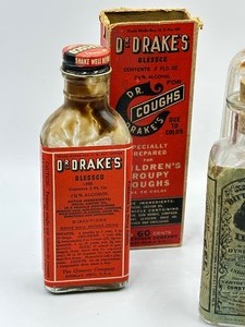 lot 84 image: Vintage Medicine Bottles