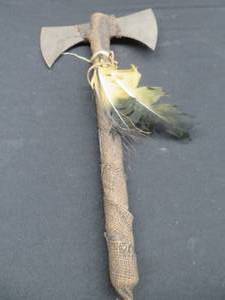 DOUBLE HEADED WAR AXE
