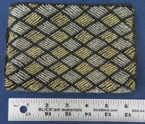NIEMAN MARCUS BEADED EVENING BAG